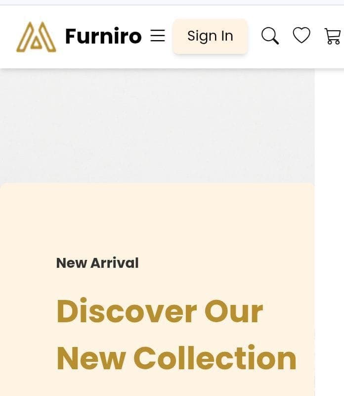 Furniture E-Commerce Website